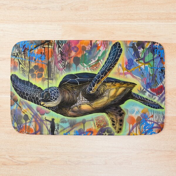 Item preview, Surf Street Art - Turtle  designed and sold by TheArtofHILTON.