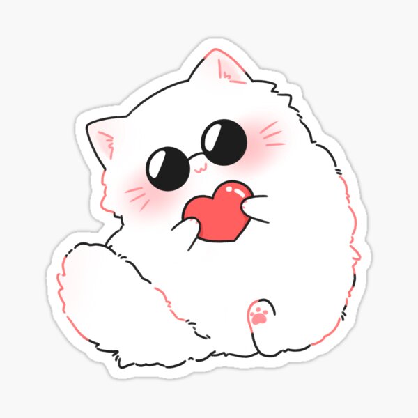 Anime Cat Meme Sticker for Sale by Anime Sekai