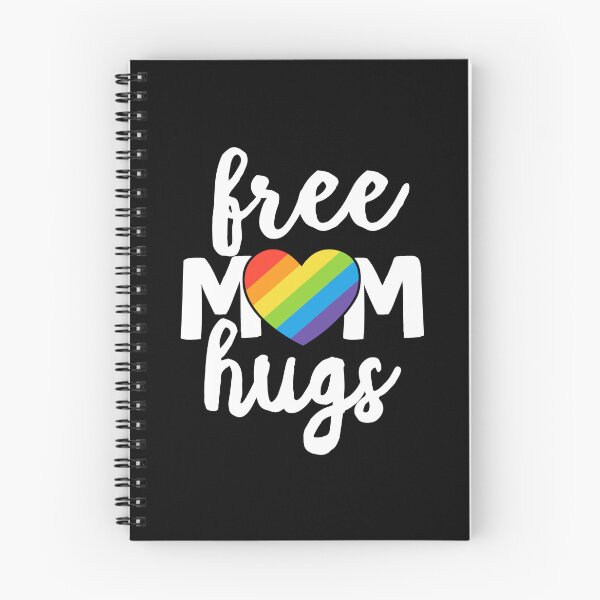 Artikelvorschau, Free Mom Hugs LGBTQ Regenbogen-Stolz-Herz-Familien-Mutter entworfen und verkauft von QueenOfPrint.