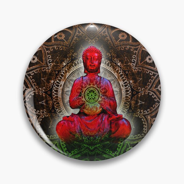 Item preview, Buddha figure in a mandala designed and sold by BernhArt.
