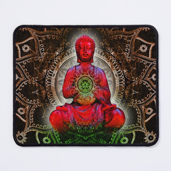 Item preview, Buddha figure in a mandala designed and sold by BernhArt.