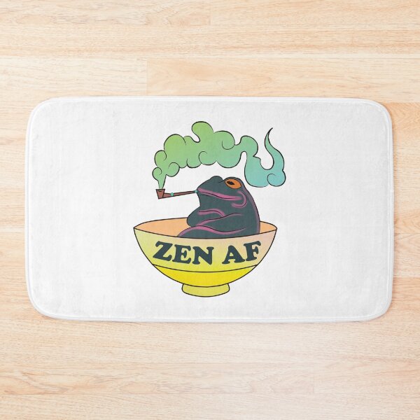 Item preview, Zen AF Frog designed and sold by chillaxcats.