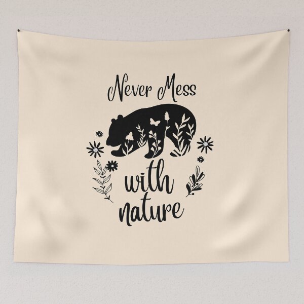 Item preview, Cocaine Bear Inspired Never Mess With Nature Prevent Drug Abuse and Illicit Trafficking Drugs Awareness designed and sold by PositiveVibes26.