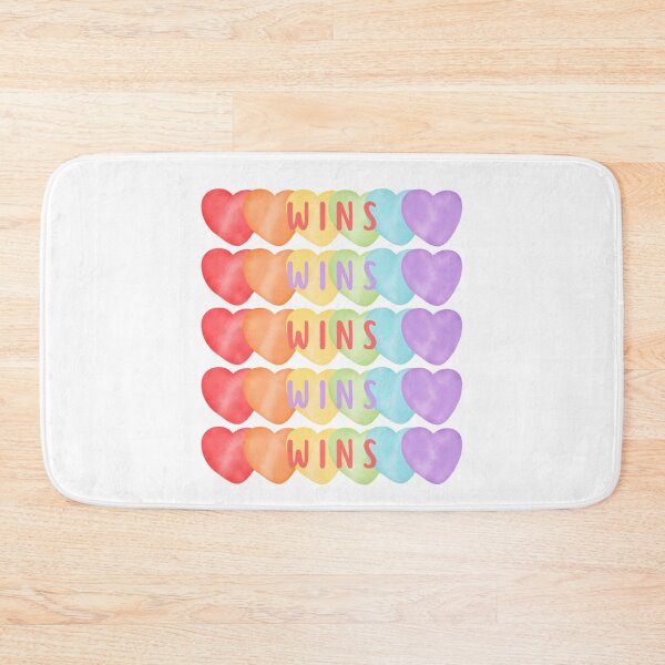 Item preview, WINS WINS WINS | RAINBOW COLORED HEARTS designed and sold by SpeakLifeHQ.