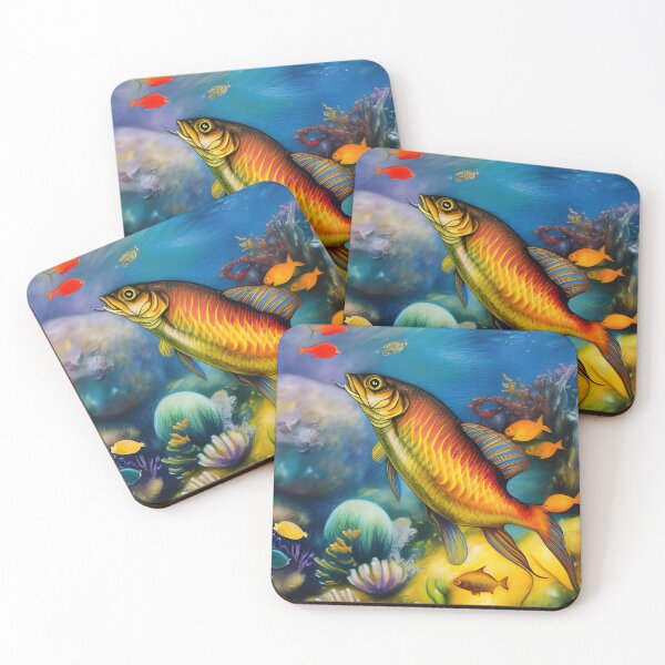 Artikelvorschau, Unterwasser, Fischwelt, Fischergeschenk, entworfen und verkauft von REALDesign-Shop.