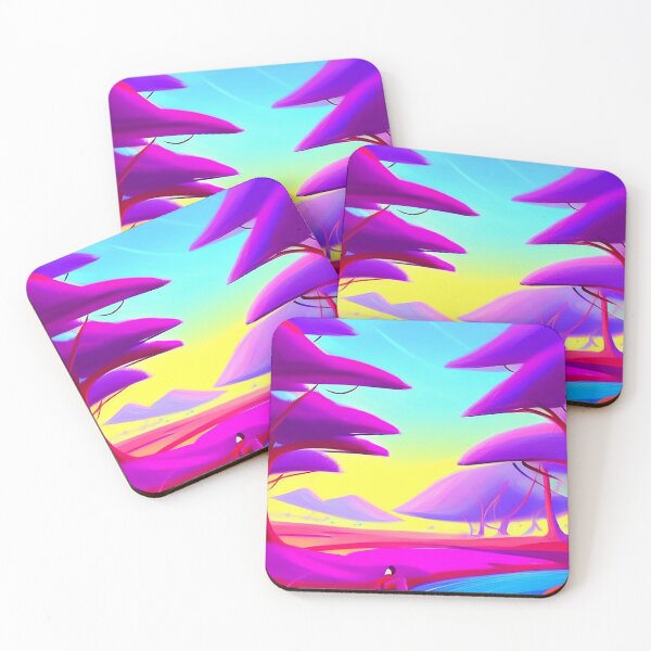 Item preview, Colorful surreal landscapes scenery with vibrant colors 15 designed and sold by vishalraifx.