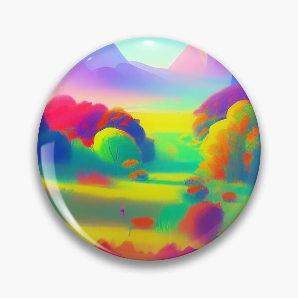 Item preview, Colorful surreal landscapes scenery with vibrant colors 16 designed and sold by vishalraifx.