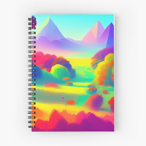 Item preview, Colorful surreal landscapes scenery with vibrant colors 16 designed and sold by vishalraifx.