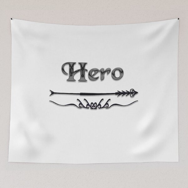 Item preview, Hero words custom designed and sold by Starscoldnight.