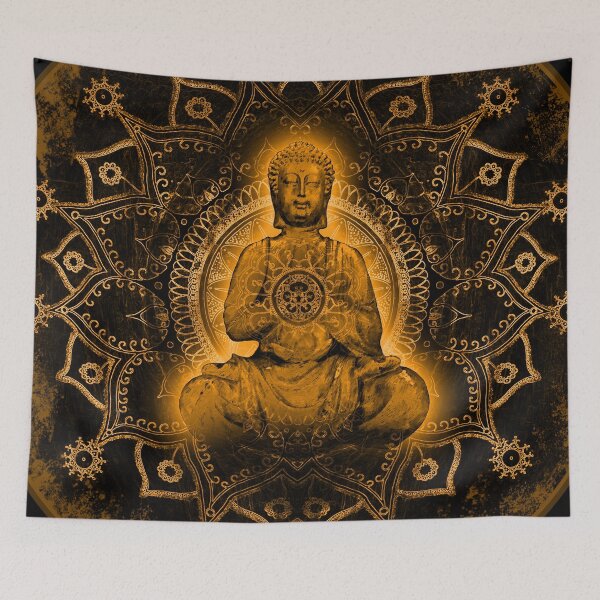 Item preview, Buddha in a mandala designed and sold by BernhArt.