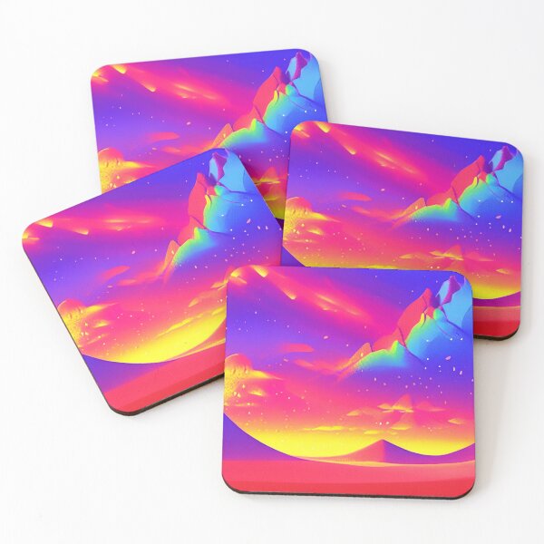 Item preview, Colorful surreal landscapes scenery with vibrant colors 17 designed and sold by vishalraifx.