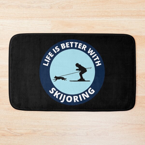Item preview, Dog Skijoring Extreme Winter Sport Ski Race Racing designed and sold by CuteDesigns1.