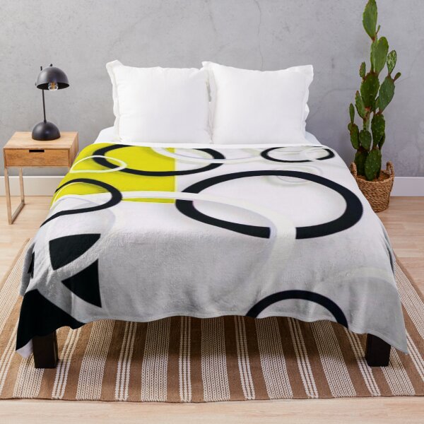 Item preview, Black and White Circle Digital Art designed and sold by NengShop.