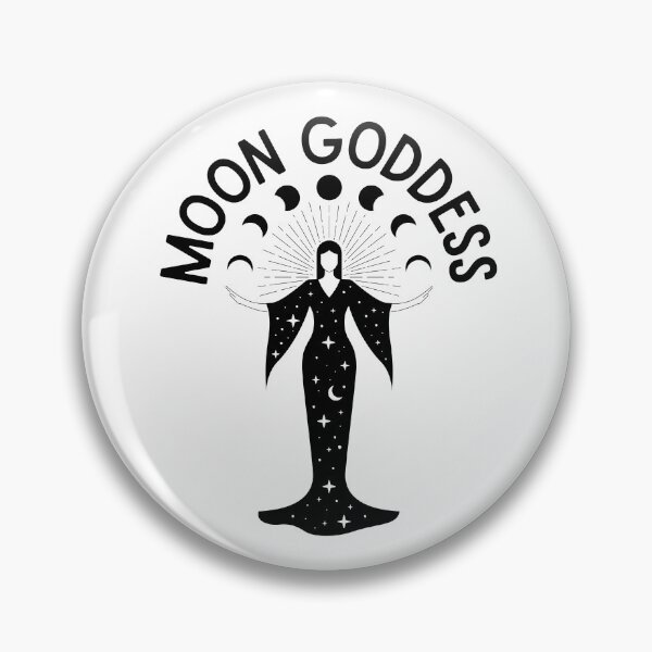 Artikelvorschau, Moon Goddess 2 (für helle Hintergründe) entworfen und verkauft von AllTheFaeThings.