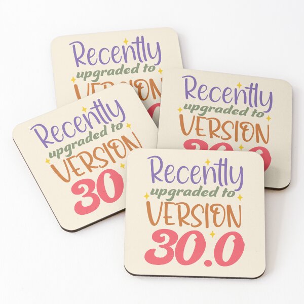 Item preview, Recently Upgraded to Version 30.0 30th Birthday Typography designed and sold by bolimj.