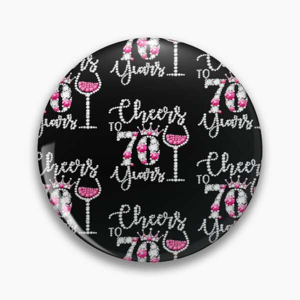 Item preview, Cheers To 70 Years 70th Birthday Diamond Wine Crown designed and sold by RyanHolmes16.