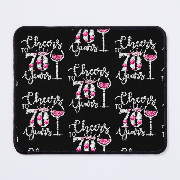Item preview, Cheers To 70 Years 70th Birthday Diamond Wine Crown designed and sold by RyanHolmes16.