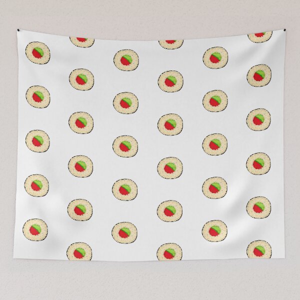 Item preview, Maki Sushi in watercolor style designed and sold by pamaripai.