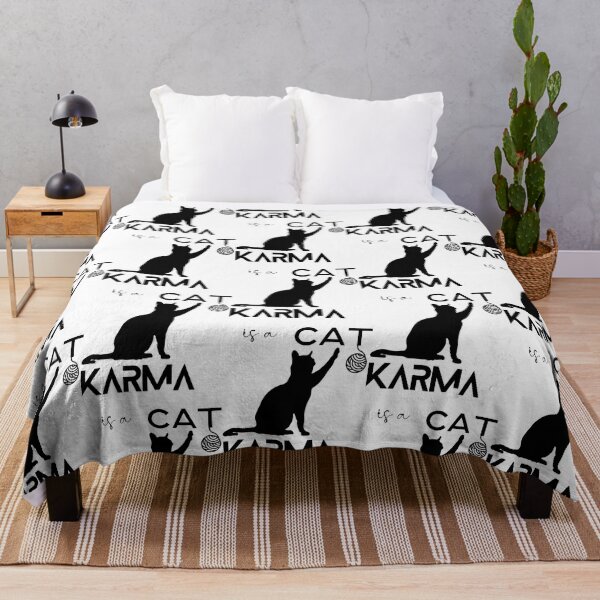 Item preview, Karma is a Cat designed and sold by JonBoyApparel.