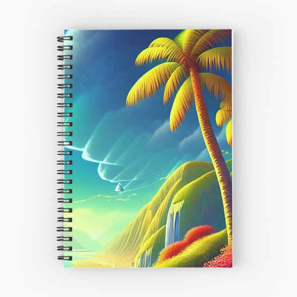 Item preview, Colorful surreal landscapes scenery with vibrant colors 18 designed and sold by vishalraifx.
