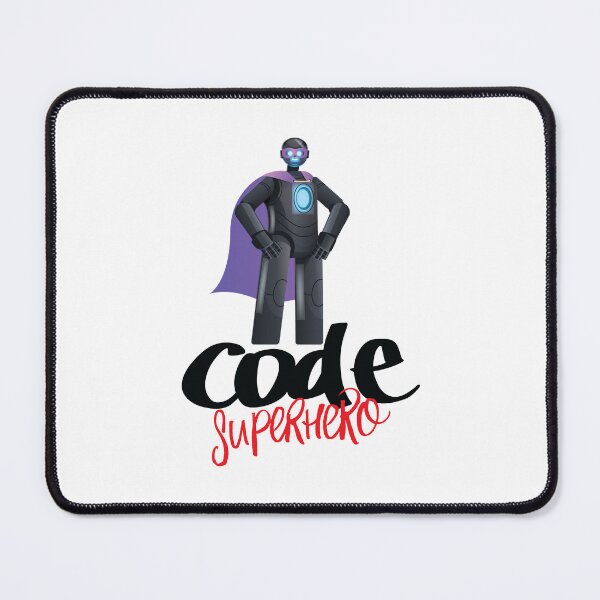 Item preview, Code Superhero Cartoon designed and sold by ProjectRobotics.