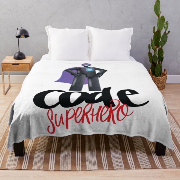 Item preview, Code Superhero Cartoon designed and sold by ProjectRobotics.