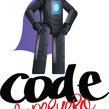 Artwork thumbnail, Code Superhero Cartoon by ProjectRobotics