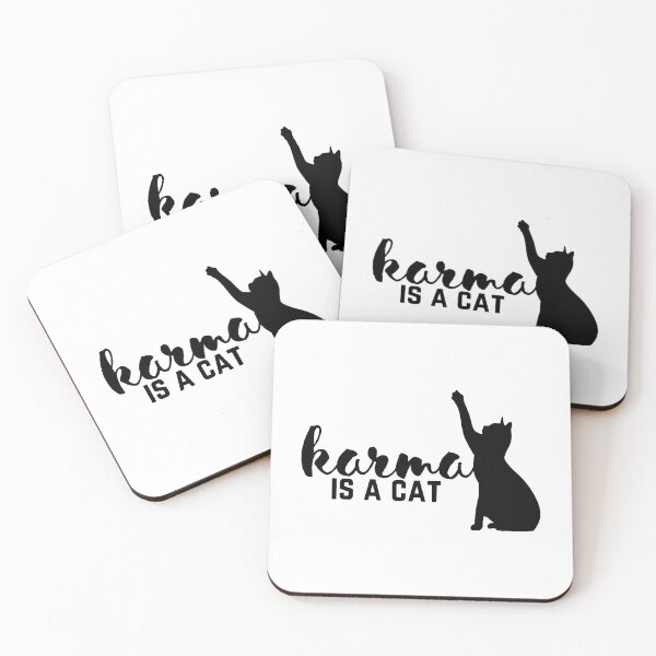 Item preview, Karma is a Cat   designed and sold by JonBoyApparel.