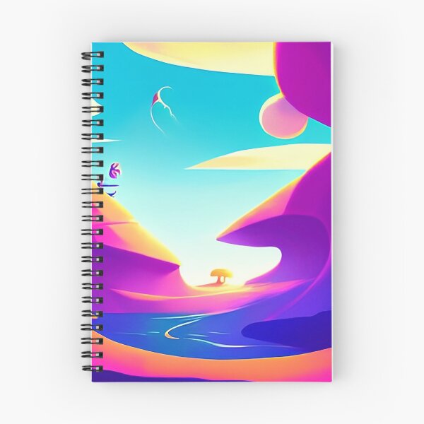Item preview, Colorful surreal landscapes scenery with vibrant colors 19 designed and sold by vishalraifx.