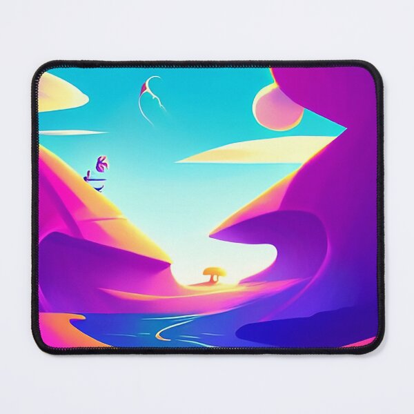 Item preview, Colorful surreal landscapes scenery with vibrant colors 19 designed and sold by vishalraifx.