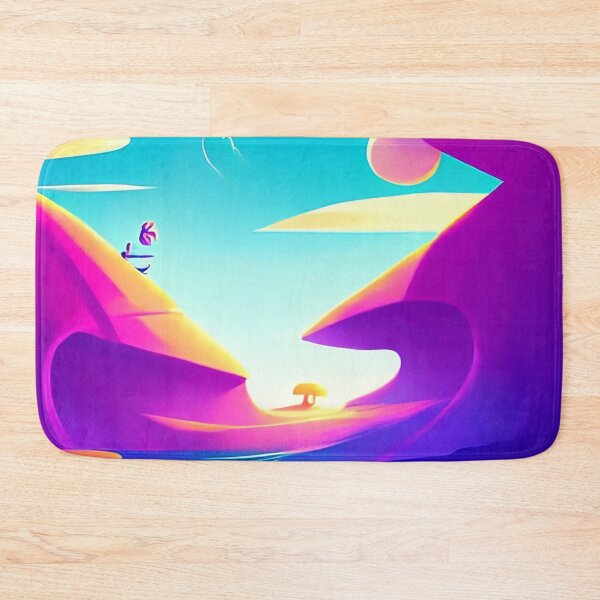 Item preview, Colorful surreal landscapes scenery with vibrant colors 19 designed and sold by vishalraifx.