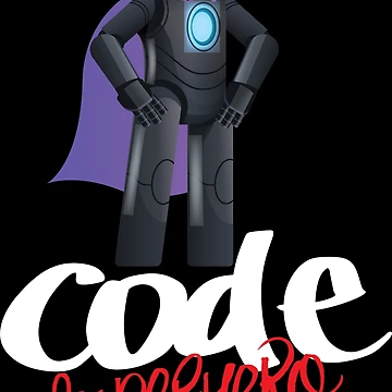 Artwork thumbnail, Code Superhero Cartoon by ProjectRobotics
