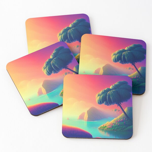 Item preview, Colorful surreal landscapes scenery with vibrant colors 20 designed and sold by vishalraifx.
