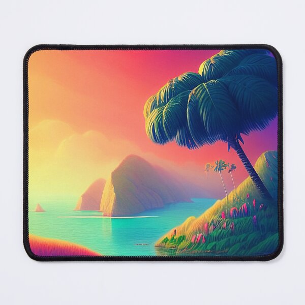 Item preview, Colorful surreal landscapes scenery with vibrant colors 20 designed and sold by vishalraifx.