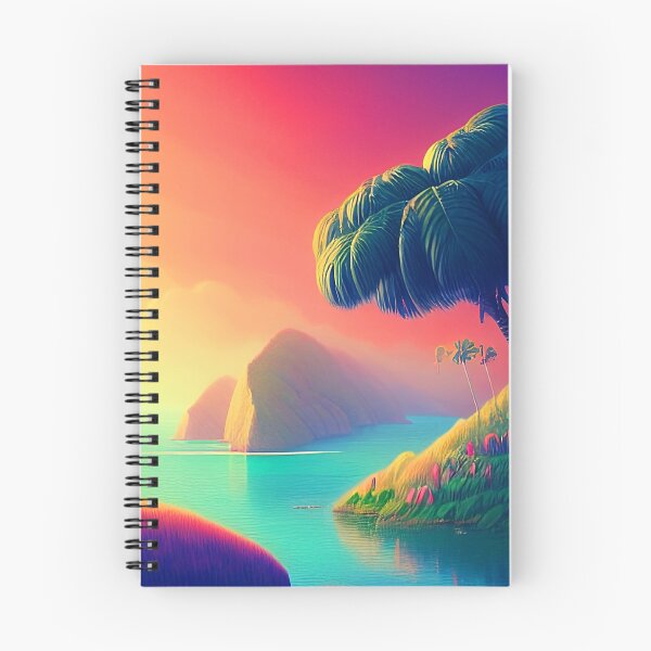 Item preview, Colorful surreal landscapes scenery with vibrant colors 20 designed and sold by vishalraifx.