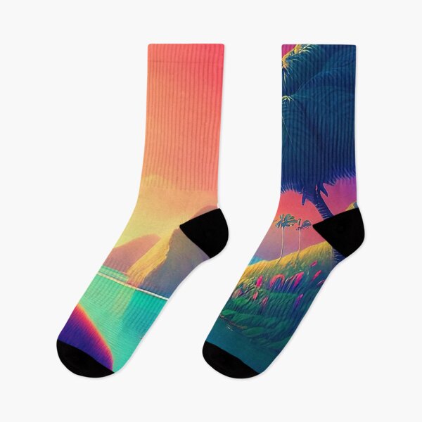 Item preview, Colorful surreal landscapes scenery with vibrant colors 20 designed and sold by vishalraifx.