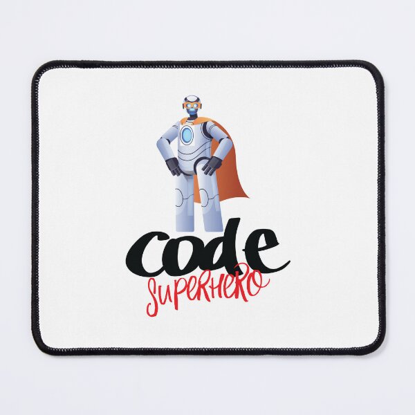 Item preview, Code Superhero Cartoon designed and sold by ProjectRobotics.