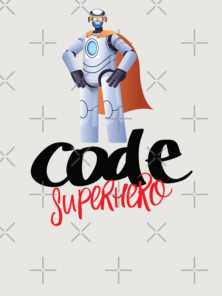 Thumbnail 6 von 6, Premium Oversized Pullover, Code-Superhelden-Cartoon designt und verkauft von ProjectRobotics.