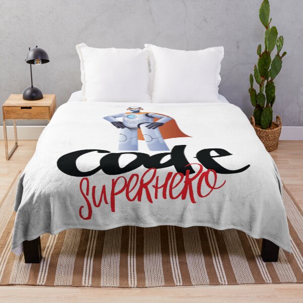 Item preview, Code Superhero Cartoon designed and sold by ProjectRobotics.