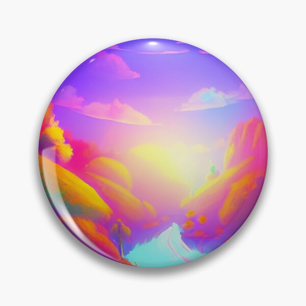 Item preview, Colorful surreal landscapes scenery with vibrant colors 21 designed and sold by vishalraifx.