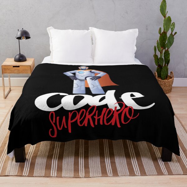 Item preview, Code Superhero Cartoon designed and sold by ProjectRobotics.