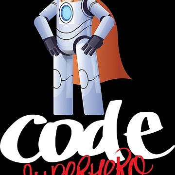 Artwork thumbnail, Code Superhero Cartoon by ProjectRobotics