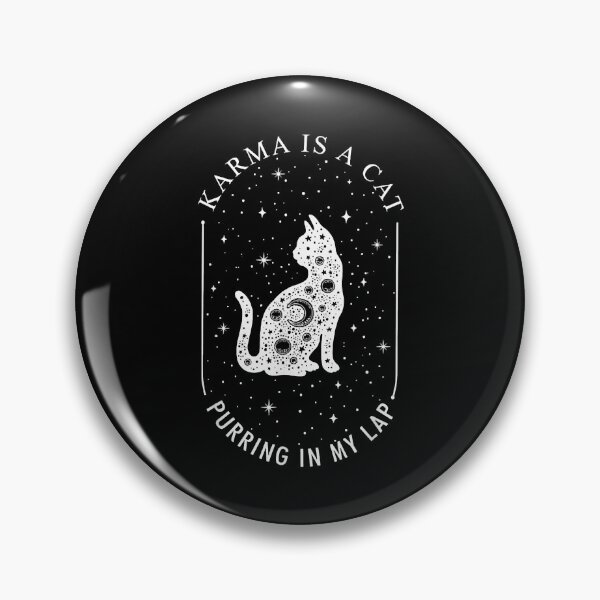 Item preview, karma is a cat                         designed and sold by JonBoyApparel.