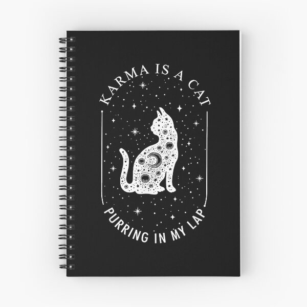 Item preview, karma is a cat                         designed and sold by JonBoyApparel.