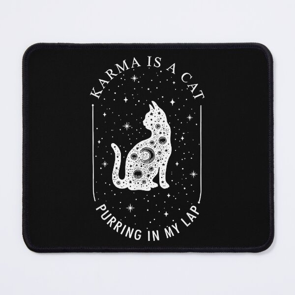 Item preview, karma is a cat                         designed and sold by JonBoyApparel.