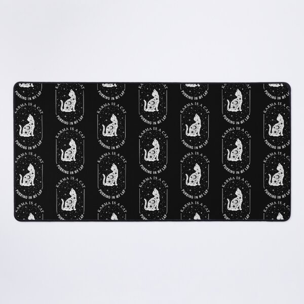 Item preview, karma is a cat                         designed and sold by JonBoyApparel.
