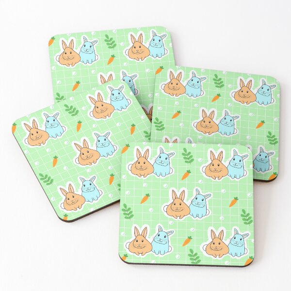Item preview, Cute Rabbits with Carrots designed and sold by Flutetutyo3.
