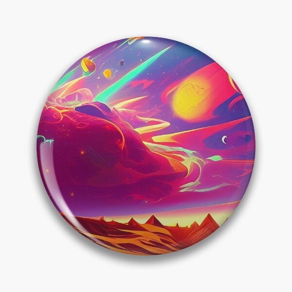 Item preview, Colorful surreal landscapes scenery with vibrant colors 22 designed and sold by vishalraifx.