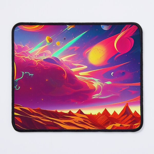 Item preview, Colorful surreal landscapes scenery with vibrant colors 22 designed and sold by vishalraifx.