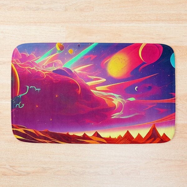 Item preview, Colorful surreal landscapes scenery with vibrant colors 22 designed and sold by vishalraifx.